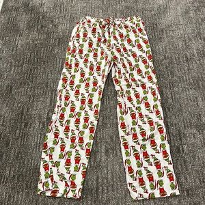 Men’s flannel grinch pajama pants